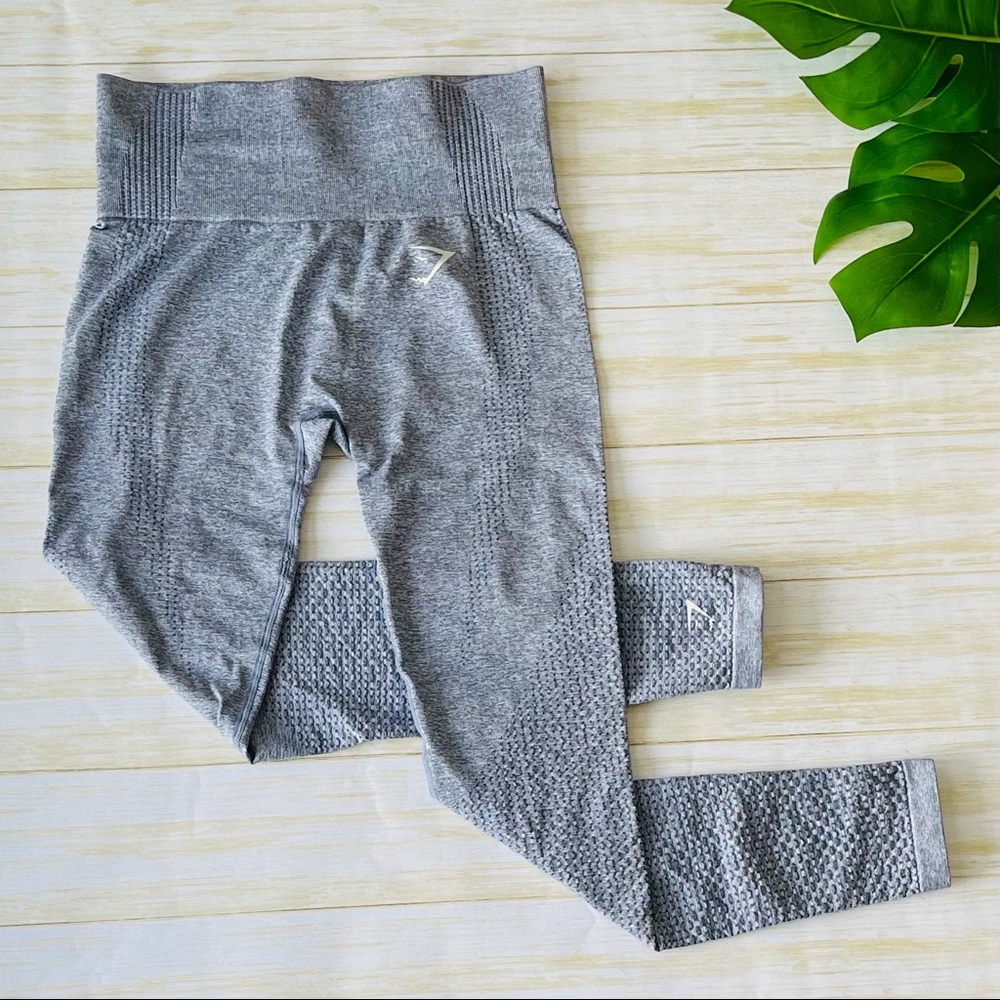 Gymshark vital seamless legging steel blue marl -Small